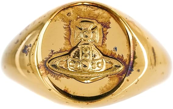 Amazon Co Jp Vivienne Westwood ヴィヴィアンウエストウッド リング Sr17 2 Sigillo Ring 男女兼用 Gold Size S 並行輸入品 服 ファッション小物