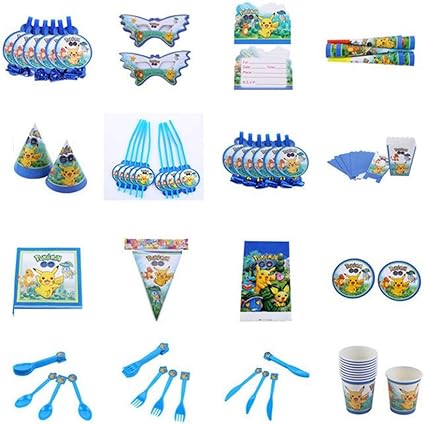 Dccrbr Cartoon Anime Theme Birthday Party Supplies Disposable