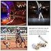 Uarter Opera Glasses Theater Vintage Binoculars With Handle Silver with Gold Trim 3X25