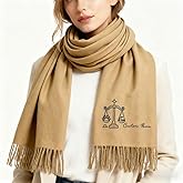 CALLIE Winter Scarf for Men/Women Personalized | 8 Colors Options | Custom Embroidered Name | Birthday Valentine's Day Gifts