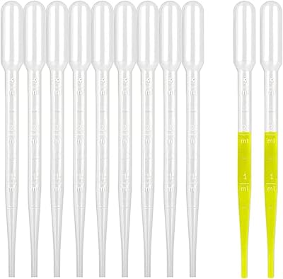 moveland 3 ml Plastic Pipettes Eye Dropper Set 15 Pcs