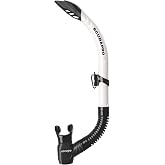 SCUBAPRO Escape Semi-Dry Snorkel, with Purge Valve and Splashguard Barrel-Top Design