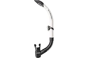 SCUBAPRO Escape Semi-Dry Snorkel, with Purge Valve and Splashguard Barrel-Top Design