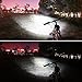 SecurityIng Waterproof 700 Lumens LED Bicycle Light 4 Modes Super Bright Bike Lamp Headlight + 8.4V Rechargeable Battery Pack + Charger for Camping, Cycling, Hiking, Riding