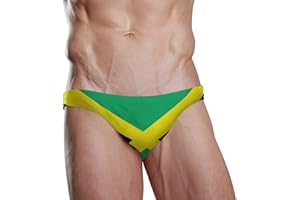 DALLONAN Sexy Swim Brief Bikini National Flag Beach Athletic Swimwear Briefs Sports …
