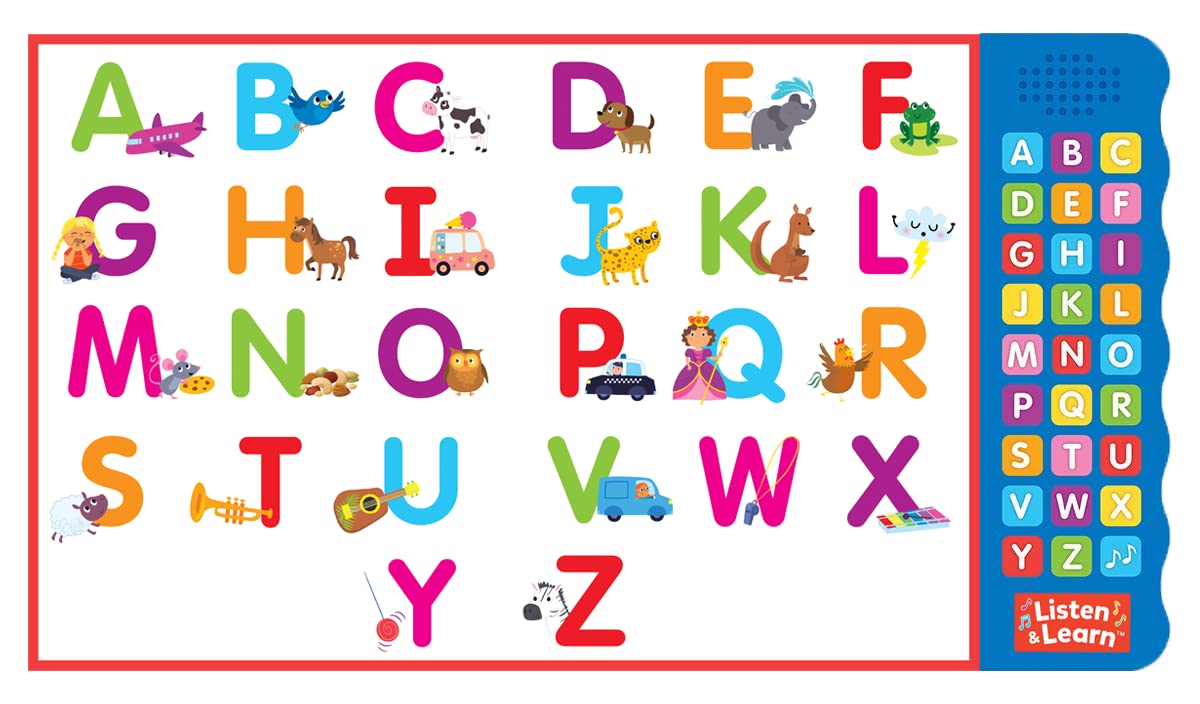 Let's Learn ABCs - Interactive Sound Book for Toddlers | 27 Fun Buttons, Tracing & Alphabet Song | Touch & Feel Board Book for Early Learning Let's Learn ABCs - Interactive Sound Book for Toddlers | 27 Fun Buttons, Tracing & Alphabet Song | Touch & Feel Board Book for Early Learning Board book