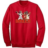 Mountee Apparel Baker Mayfield Collage Tampa Bay Crew Neck Sweatshirt ADULT XL Red