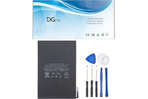 DGFTB A1546 Tablet Battery Replacement Compatible for Apple iPad 5.2, for iPad Mini 4 (4th Gen) 7.9" A1538 A1546 A1550 Series MK6K2LL/A MK872LL/A PN 020-00297 3.82V 19.48Wh/5100mAh with Installation Tools