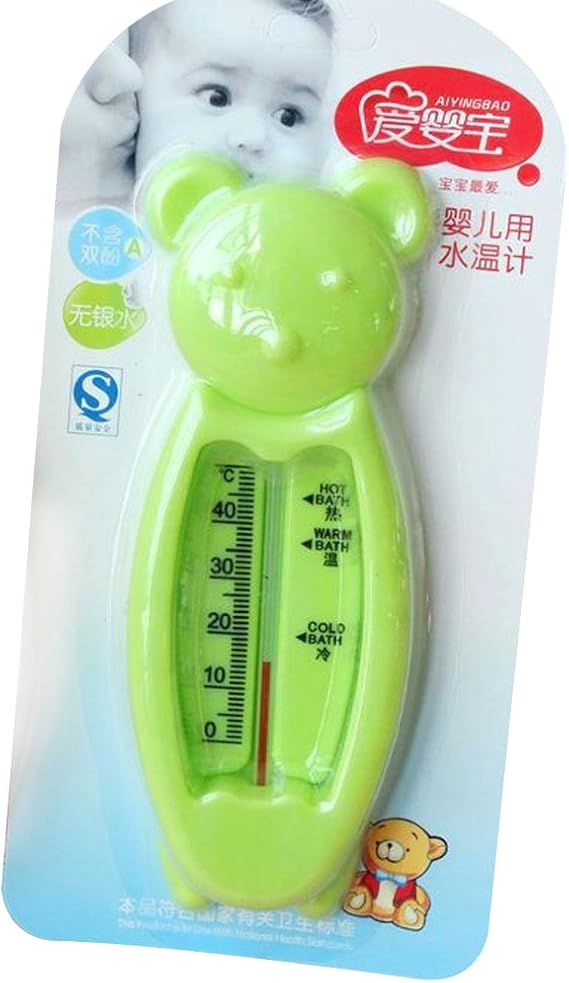 QHGstore Baby Bath Thermometer for Newborn Small Bear Water Temperature