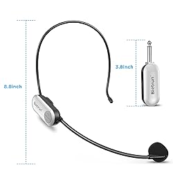 Bietrun UHF Wireless Microphone Headset, 165ft