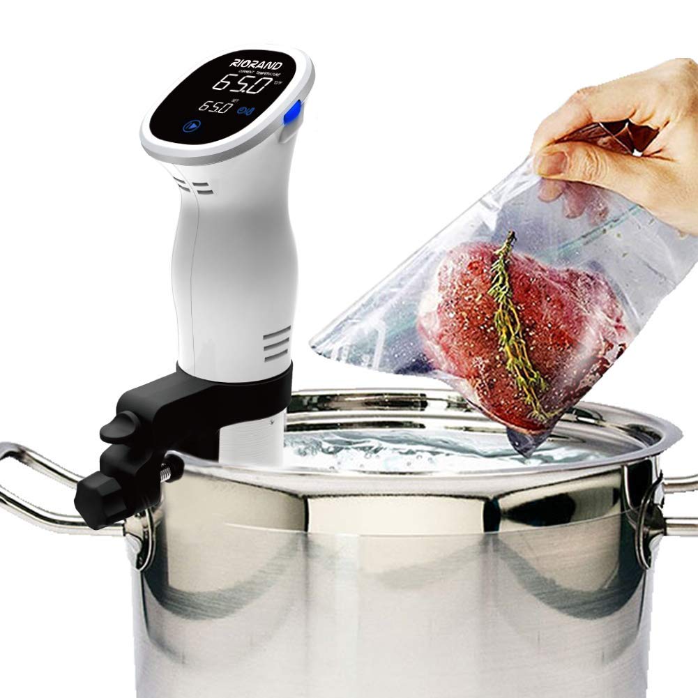Sous Vide Stick, Präzisionskochtopf Immersion Zirkulator, 850W (Weiß)）（MEHRWEG）