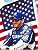 AUTOGRAPHED 2015 Dale Earnhardt Jr. #88 NationwideRacing (Hendrick) AMERICAN FLAG (Driver Introductions) NASCAR Glossy Photo with COA
