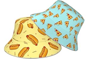 GARLAIBI Hat Reversible Fisherman Hats Double Sided Wearing for Women Men Boys Girls