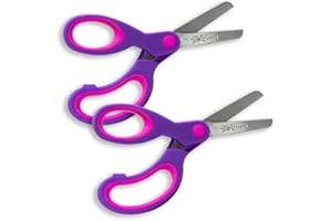 LEFTY'S THE LEFT HAND STORE Lefty's Left Handed Child Size Blunt Tip Scissors (Purple with Pink)