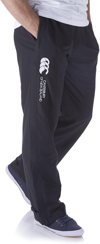 canterbury mens cuffed hem stadium track pants navy