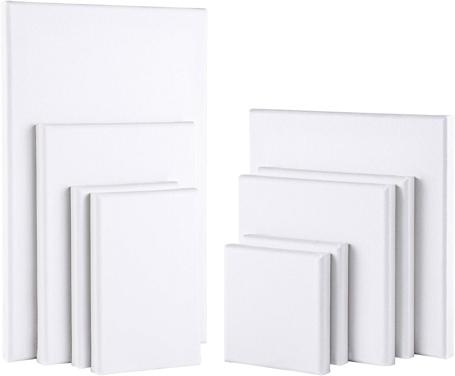 URATOT 9 Pieces Canvas Panels Artist Blank Canvas Assorted Size Art