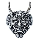 Oni Ring Cool Chunky Jewelry Oni Skull Rings Devil