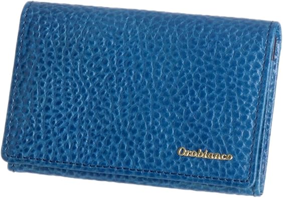 Amazon オロビアンコ Orobianco 名刺入れ カードケース Torashibo トラシボ 3 ブルー メンズバッグ 財布