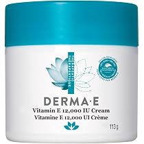 Amazon.com : Derma E Vitamin E 12,000 IU Cream – Moisturizer for ...