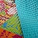 Tache Home Fashion Eclectic Cotton 3 Piece Colorful Flower Power Party Patchwork Quilt Set, King
