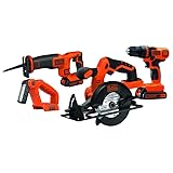 BLACK+DECKER 20V MAX Power Tool Combo Kit, 4-Tool