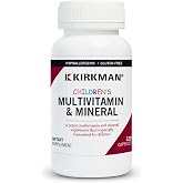 Kirkman Children's Multivitamin &amp; Mineral Supplement, 120 Veg Capsules | 21 Vitamins &amp; Minerals with CoQ10, High-Potency, Hypoallergenic Formula for Kids 4+, Gluten Free Daily Use Dietary Supplement