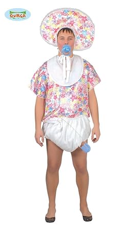 Riesen Baby Kostüm für Erwachsene Gr. M/L, Größe:L