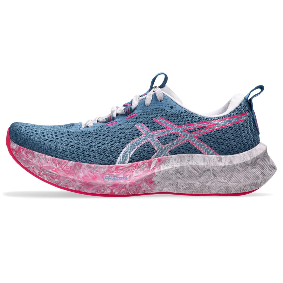 ASICS Noosa TRI 16, Zapatillas de Running para Mujer, 6,5, Invierno SEA/Rosa Brillante