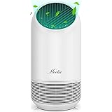 MOOKA Air Purifier for Home Large Room up to 323ft², H13 True HEPA Filter Air Cleaner for Dust Allergies Pet Dander Pollen an