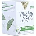 Mighty Leaf Organic Spring Jasmine Tea, Lightly Caffeinated Green Tea with Jasmine, 15 Whole Leaf Silk Bags (Pack of 3)