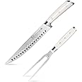 Cangshan S1 Series 61895 German Steel Forged 2-Piece Carving Set, Crème