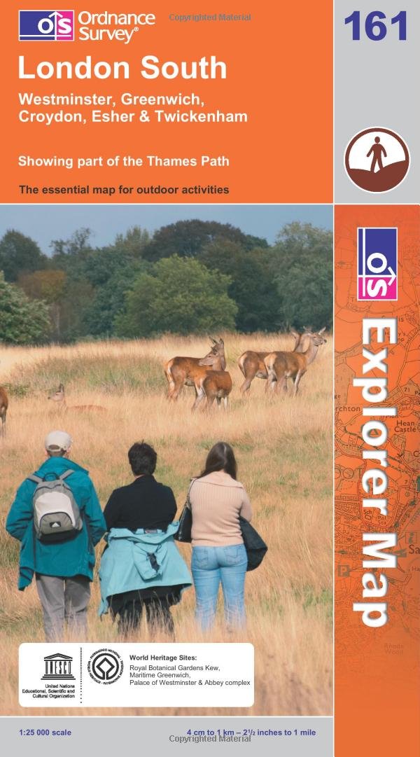 Ordnance Survey Explorer Maps Exp 161 London South (Explorer Maps): Ordnance Survey: 9780319237717:  Amazon.com: Books
