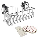 Gecko-Loc  Corner Shower Shelf Caddy Organizer w