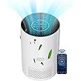 Smart Air Purifiers for Bedroom Homekit Alexa Cmpatible APP Google Home and SmartThings,H13 True HEPA Filter, 24dB Quiet Air Purifier for Pets/Smoke/Dust/Pollen for Home Large Room up to 1200 Ft²