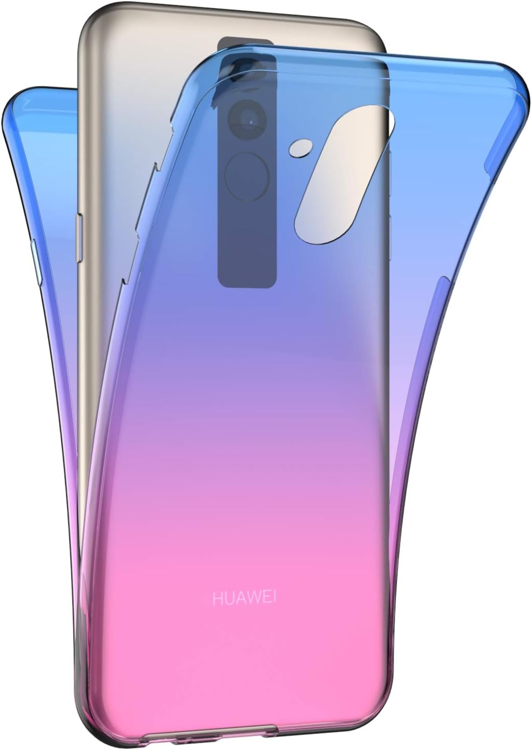 CHcase Cover Per Huawei Mate 20 Lite Custodia Di Pelle Case Flip Portafoglio Retro Libretto Magnetico Protettiva Non Graffi Con Funzione Supporto Bumper Fiore Girasole Per Huawei Mate 20 Lite - Blu - Foto 8