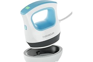 DODODUM Mini Heat Press Machine Easy to Use for T Shirts Shoes Hats Small HTV Iron-on Vinyl Projects Portable Heating Transfer Iron Blue