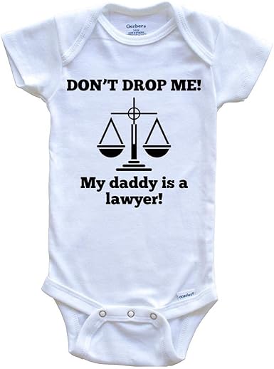 lawyer baby onesie