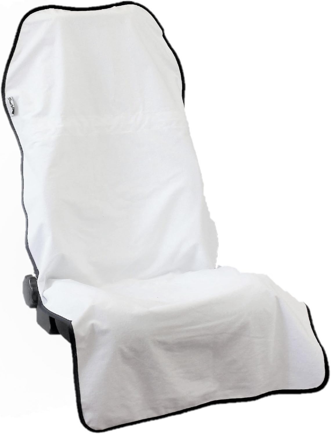 SEAT Hero Waterproof Car Seat Cover – Stop Sitting On Towels That Slide Around! | Non-Slip, Universal Fit, Deep Pocket for Bucket Seats | Sweatproof Post-Workout Car Seat Towel | Machine Washable