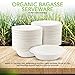 Stock Your Home 12 Ounce Bowls 100 Count Organic Bagasse Bowls Made of Natural Sugarcane Fibers - Eco Friendly Disposable Bowls for Parties, Catering and Everyday Use