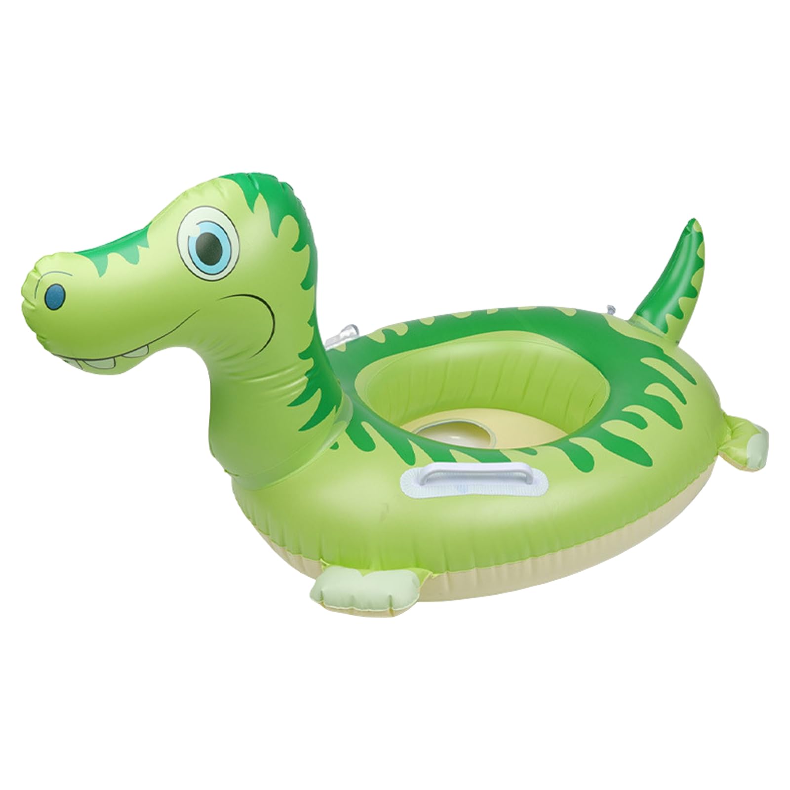 CHUNLINLAODA Pool Inflatables for Kids, Dinosaur Inflatable Swimming Ring, Durable Pool Floats for Kids, Dinosaur Rubber Ring Pool Floats for Summer Beach Swimming Pool Water Party (Green)