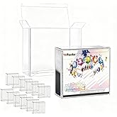 PKMN PET ETB Protector Case (12 Pack) – 0.5mm Thick Clear Elite Trainer Box Protector, Scratch-Resistant Plastic Display Case Compatible with Elite Trainer Boxes
