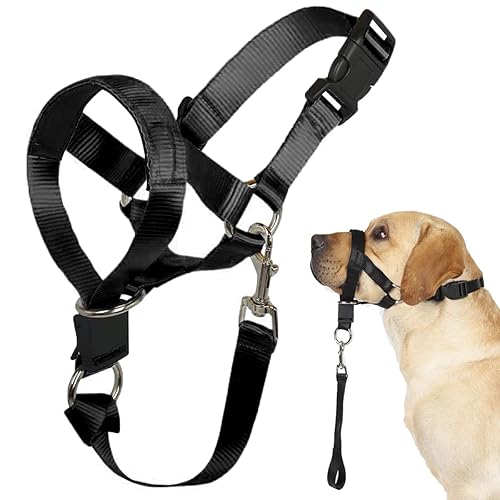 Collar Halter For Dogs That Pull BARKLESS Head Collar For Dogs, No