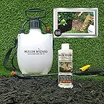 Mulch Wizard- Easy to use, Non- toxic, Eco Friendly Faded Mulch Restoration Dye Kit- Cover over 600 Square Feet of Mulch!! (Forest Black)
