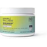 Sparkle Wellness VERISOL Bioactive Hydrolyzed Collagen Peptides | Collagen Powder Supplement with Vitamin C for Skin, Hair & Nail Health | Skin Boost (No Flavor) [30-Serves]