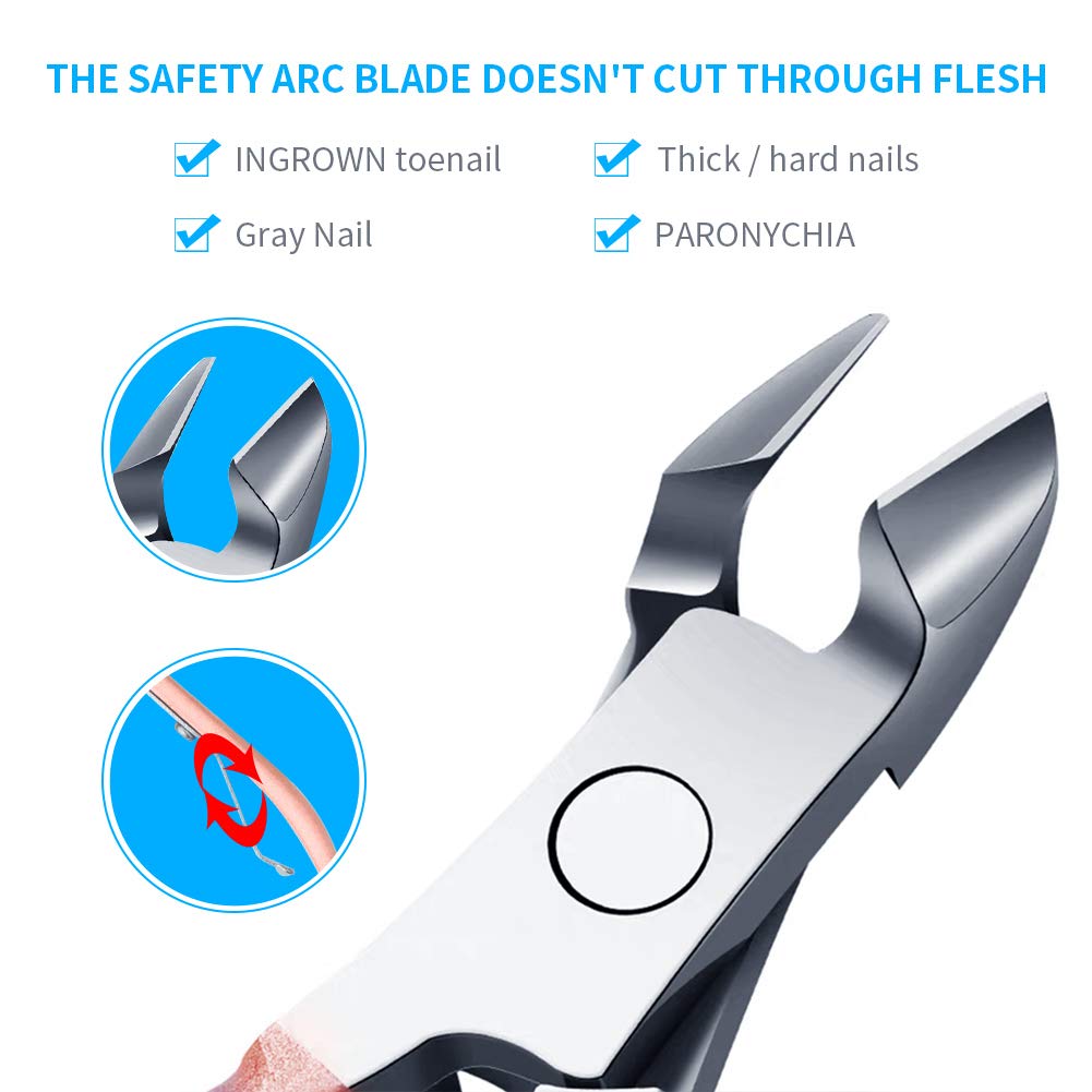 Manicure Pedicure Set, Arony 17 in 1 Stainless Steel Manicure Pedicure Kit, Manicure Kit, Nail Clipper Set, Professional Grooming Kit, Nail Tools with Luxurious Leather Travel Case: Beauty