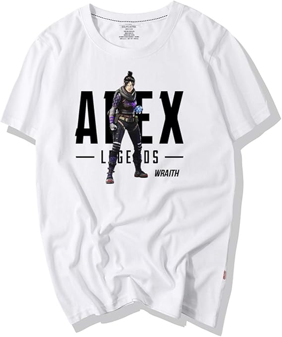 Amazon Qiaomi Apex Legends Wraith ゲーム Tシャツ 夏服 メンズ レディース コットン 丸襟 半袖 通気 吸汗 人気 ファッション おしゃれ 綿製 シャツ 男女兼用 春夏秋冬 Tシャツ カットソー 通販