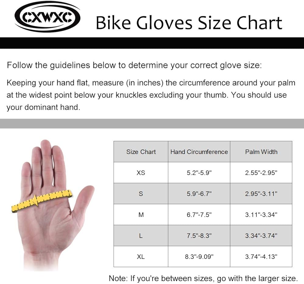 Cycling Gloves for Men Women - Breathable Gel Road Mountain Bike Riding Gloves - Anti-Slip Half Finger Glove for Fitness Cycling Training Outdoor Sports : Clothing