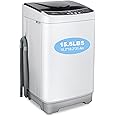 Portable Washing Machine 15.6 Lbs, Portable Washer 2.1 Cu.ft Compact Washer with Drain Pump, 10 Programs & 8 Water Levels, for Apartment/Dorm/RVs