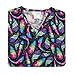 E. Libby Uniforms Print V-Neck Tops