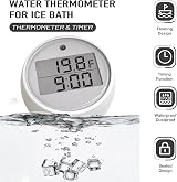 CHEYLIZI Digital Ice Bath Thermometer - Floating, Timer, Waterproof view 9